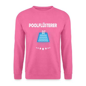 Poolflüsterer - Unisex Pullover - Pink - Vorne