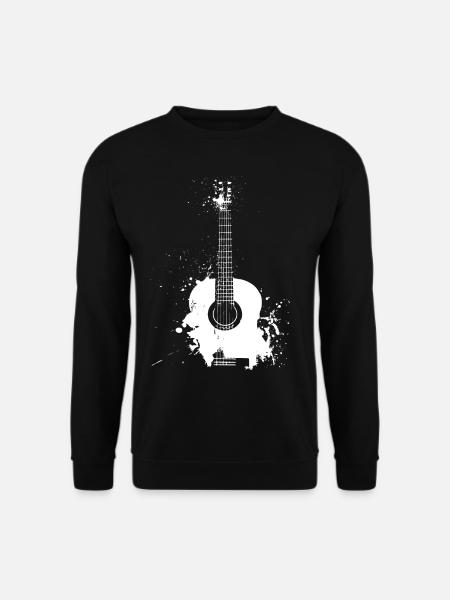 Guitariste Guitariste Guitariste Guitare Vintage - Sweat-shirt Unisexe - noir