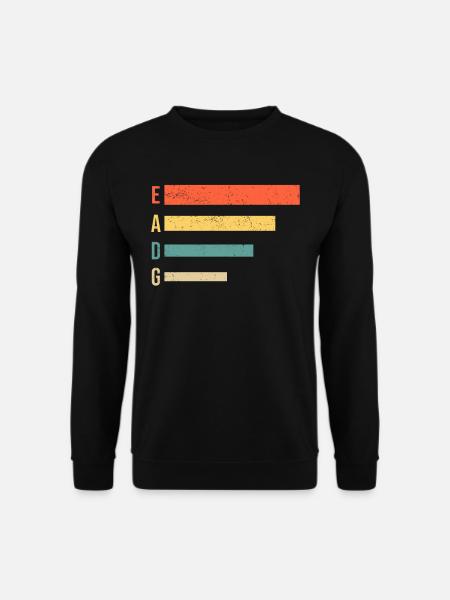 Guitare EADG Bassiste Guitariste - Sweat-shirt Unisexe - noir
