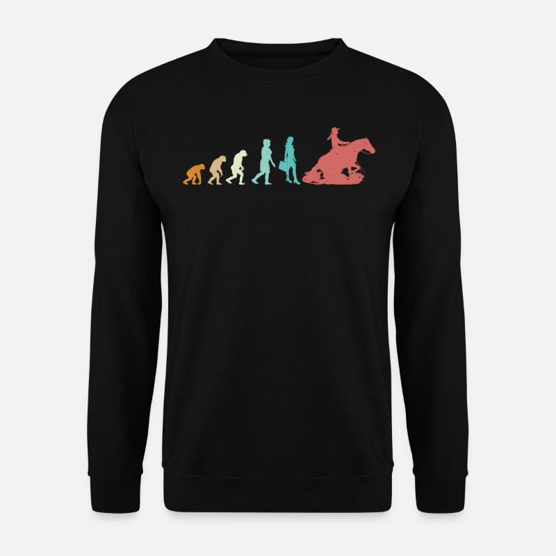 Evolution Sliding Stop | Western Riding - Unisex Sweatshirt - black
