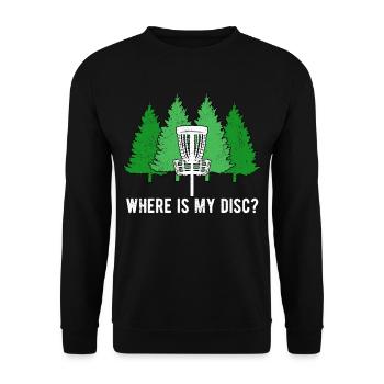 Disc Golf Discgolf - Sweat-shirt Unisexe - noir - Devant - Alina (178cm) & Michal (187cm)