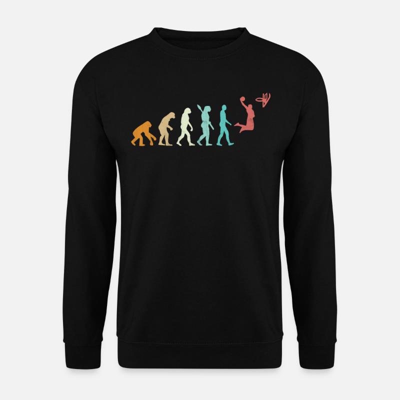 Évolution du basket-ball - Sweat-shirt Unisexe - noir