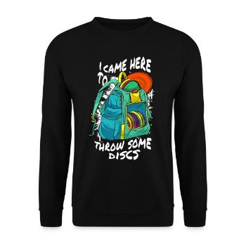 Disc Golf Discgolf - Sweat-shirt Unisexe - noir - Devant - Alina (178cm) & Michal (187cm)