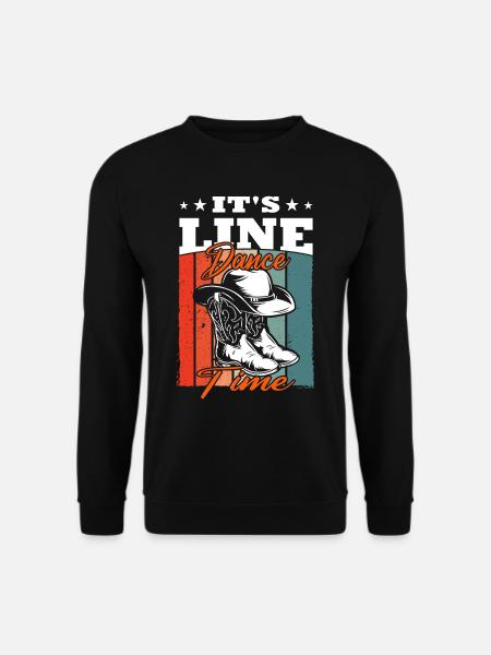 It`s Line Dance Time - Unisex Pullover - Schwarz