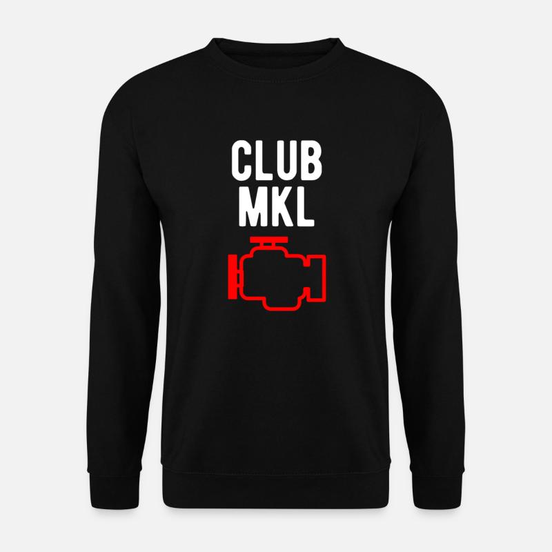 Club MKL Pfuschen Motorkontrollleuchte - Unisex Pullover - Schwarz