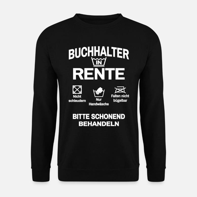 Buchhalter in Rente - Unisex Pullover - Schwarz