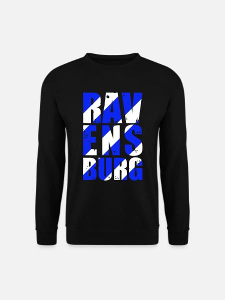Ravensburg Oberschwaben Heimatstadt Geschenkidee - Unisex Pullover - Schwarz