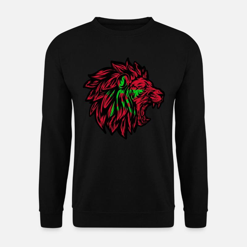 Morocco Lion Moroccan Moroccan - Unisex Sweatshirt - black