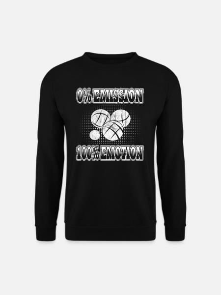 Boccia - Boule - Bocciaspieler - Unisex Pullover - Schwarz