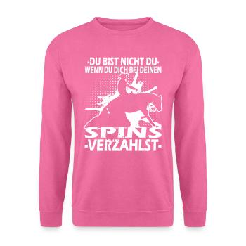 Western Reining - Westernreiten - Westernpferd - Unisex Pullover - Pink - Vorne