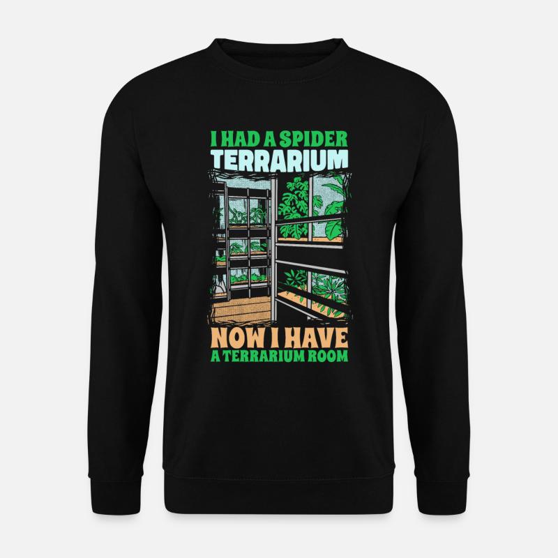 Spinne Spinnenbesitzer Vogelspinne - Unisex Pullover - Schwarz
