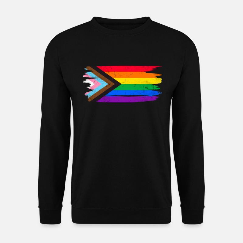 LGBT Flagge Gay Pride LGBTQ - Unisex Pullover - Schwarz