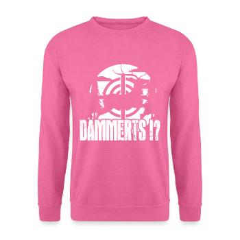 Jäger Dämmerts Spruch Zielscheibe Hirsch Jagen - Unisex Pullover - Pink - Vorne