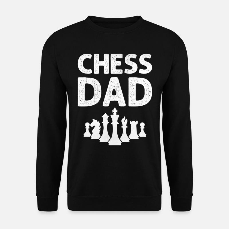 Chess Dad - Checkmate Chess Player - Unisex Pullover - Schwarz