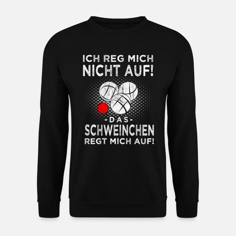 Boule - Boulespieler - Boccia - Unisex Pullover - Schwarz