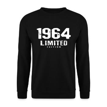 58e anniversaire Édition limitée 1964 58 ans - Sweat-shirt Unisexe - noir - Devant - Alina (178cm) & Michal (187cm)