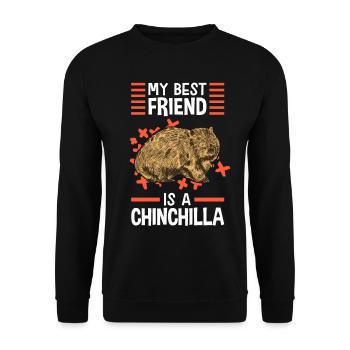 Wombat est mon meilleur ami marsupial - Sweat-shirt Unisexe - noir - Devant - Alina (178cm) & Michal (187cm)