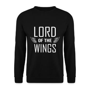 Bird Nerd - Bird Watching - Lord Of The Wings - Unisex Sweatshirt - black - Front - Alina (178cm) & Michal (187cm)