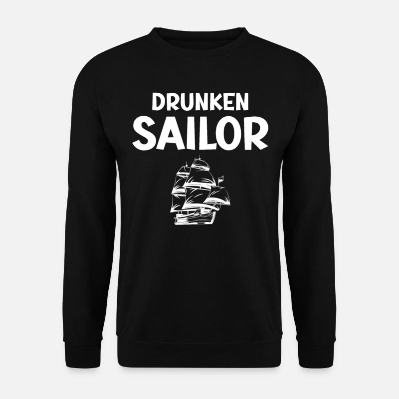Drunken Sailor - Boat Captain - Unisex Pullover - Schwarz