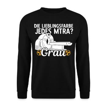 MTRA Medizinisch-Technischer Radiologie Mta - Unisex Pullover - Schwarz - Vorne - Alina (178cm) & Michal (187cm)