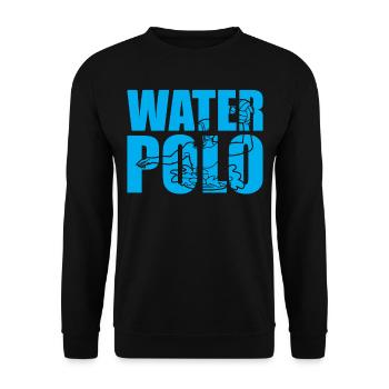 Watersport - Water Polo - Unisex Pullover - Schwarz - Vorne - Alina (178cm) & Michal (187cm)