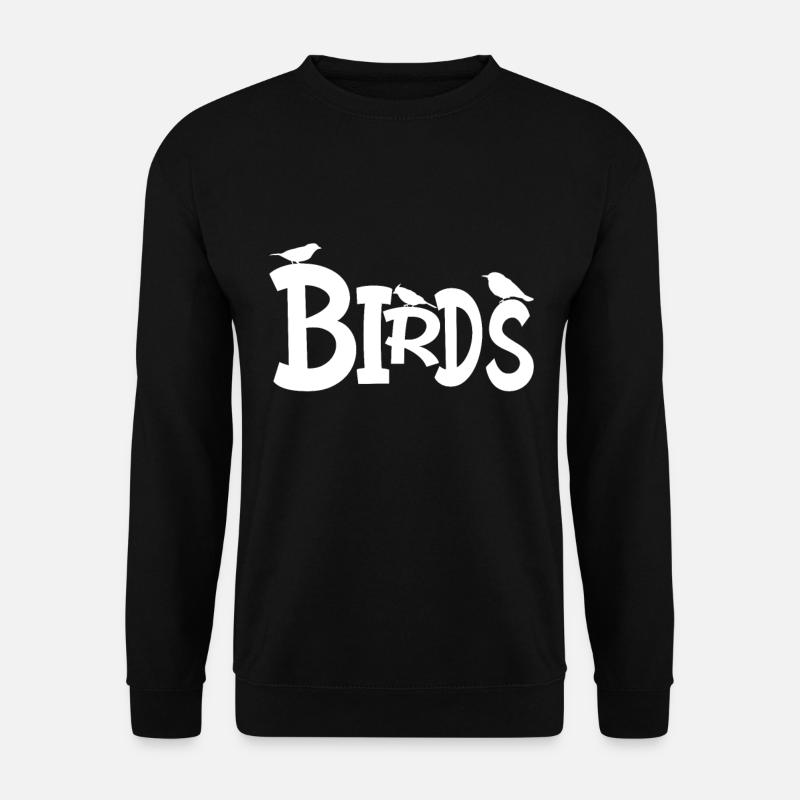 Oiseaux - Birdlife - Idée cadeau perruche - Sweat-shirt Unisexe - noir