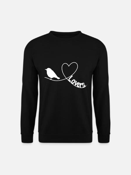 Bird Lovers Bird Watching Motif for Birder Keeper - Unisex Pullover - Schwarz