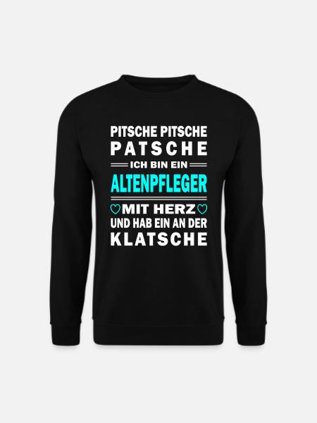 Altenpfleger - Pflegekraft - Pfleger - Unisex Pullover - Schwarz