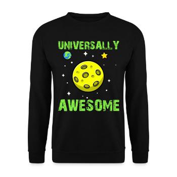 Astronomie de la planète spatiale - Universellement génial - Sweat-shirt Unisexe - noir - Devant - Alina (178cm) & Michal (187cm)