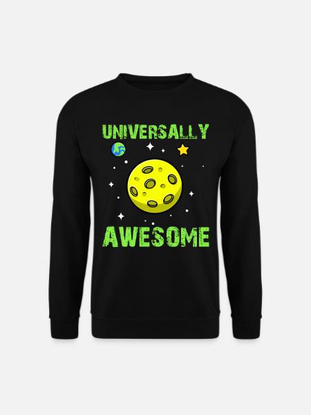 Space Planet Astronomy - Universally Awesome - Unisex Sweatshirt - black
