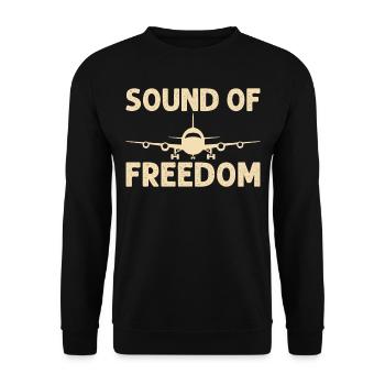 Jet Noise Sound of Freedom Model Kit Constructeurs Airc - Sweat-shirt Unisexe - noir - Devant - Alina (178cm) & Michal (187cm)