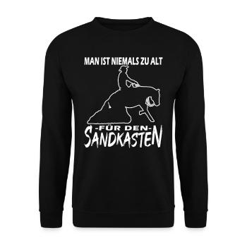 Westernreiten - Westernpferd - Reining - Unisex Pullover - Schwarz - Vorne - Alina (178cm) & Michal (187cm)