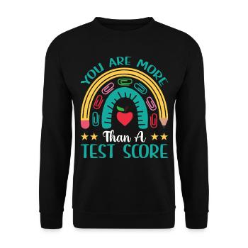 Test Day Kids - Vous êtes plus qu’un test - Sweat-shirt Unisexe - noir - Devant - Alina (178cm) & Michal (187cm)