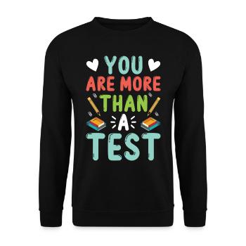Test Day Kids - Je crois en vous Vous Avez Ceci - Sweat-shirt Unisexe - noir - Devant - Alina (178cm) & Michal (187cm)