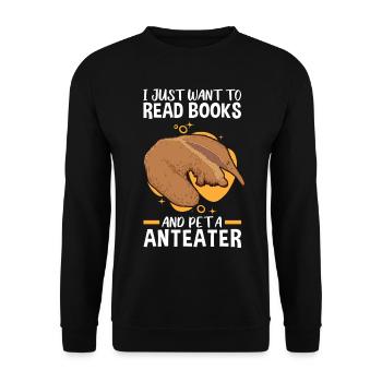 Fourmilier d’amérique du Sud Fourmiliers - Sweat-shirt Unisexe - noir - Devant - Alina (178cm) & Michal (187cm)