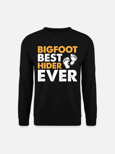 Bigfoot Best Hider Ever - Sasquatch - Unisex Sweatshirt - black
