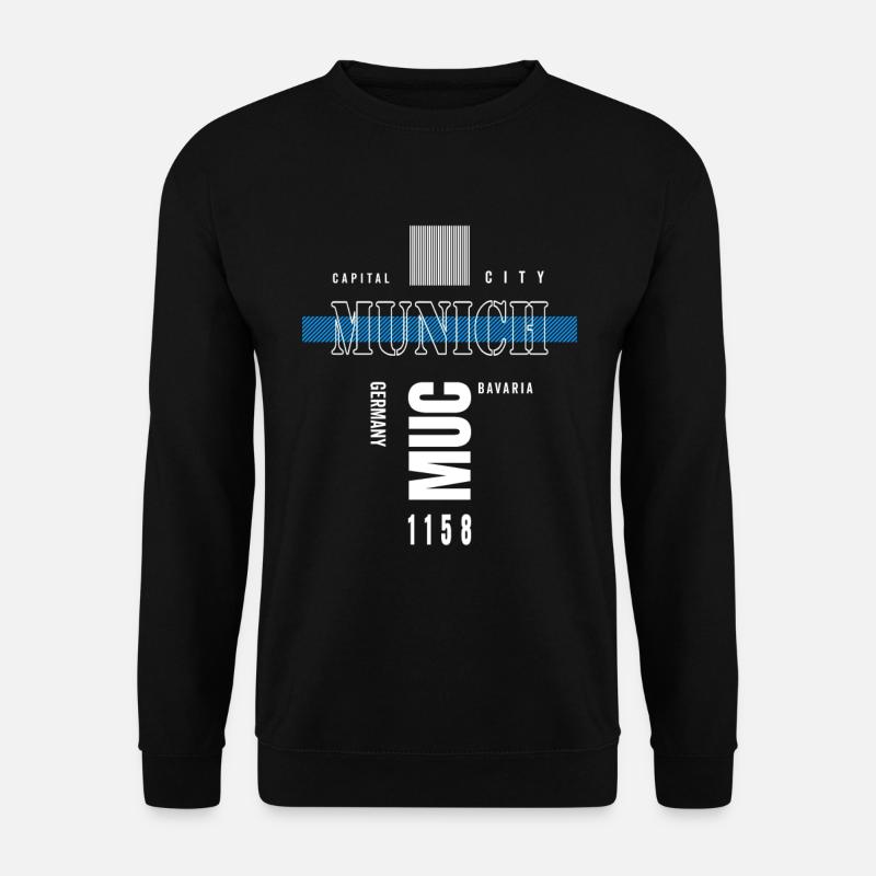 Munich Bavière Munich Bavière Capitale - Sweat-shirt Unisexe - noir