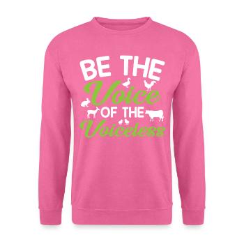 Droits des animaux - Soyez la voix des sans-voix - Sweat-shirt Unisexe - rose - Devant