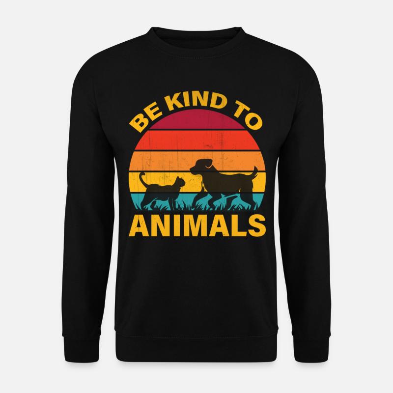 Animal Rights - Save The Chubby Unicorns - Unisex Pullover - Schwarz