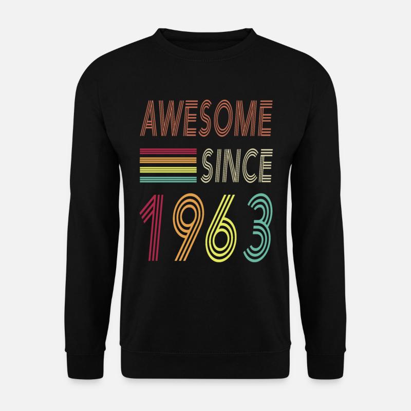 Awesome since 1963 - Unisex Pullover - Schwarz