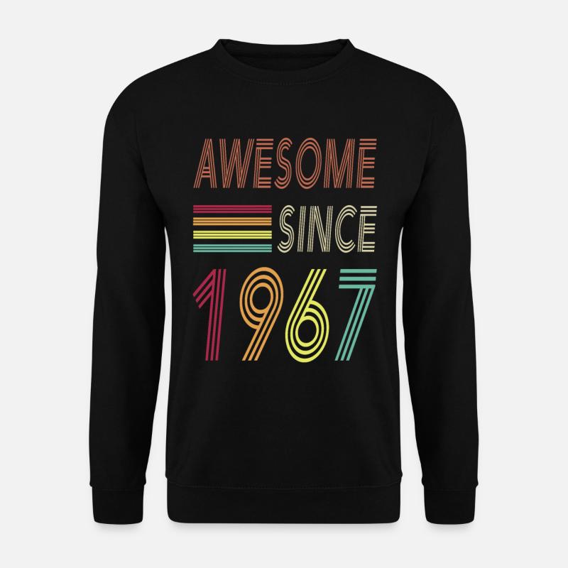 Awesome since 1967 - Unisex Pullover - Schwarz
