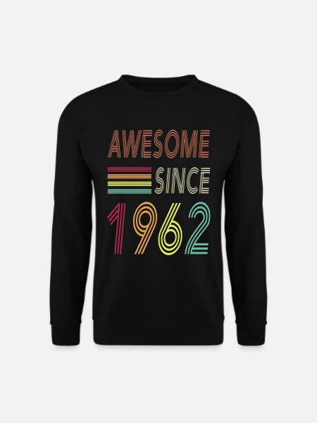 Awesome since 1962 - Unisex Sweatshirt - black