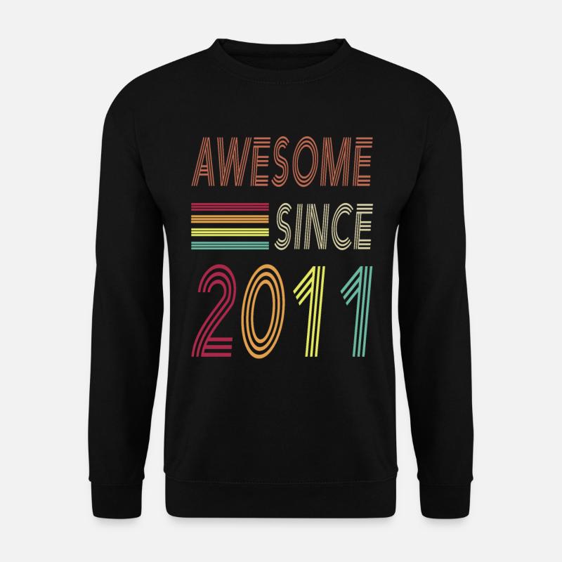 Awesome since 2011 - Unisex Pullover - Schwarz
