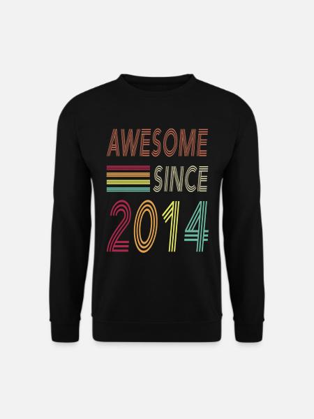 Awesome since 2014 - Unisex Pullover - Schwarz