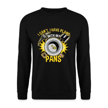Gold prospectors Gold miners Gold diggers - Unisex Sweatshirt - black - Front - Alina (178cm) & Michal (187cm)