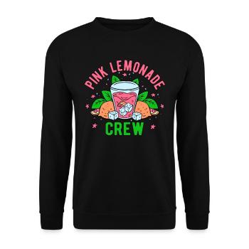 Limonadenverkäufer Lemonade Stand Fondateur et PDG - Sweat-shirt Unisexe - noir - Devant - Alina (178cm) & Michal (187cm)