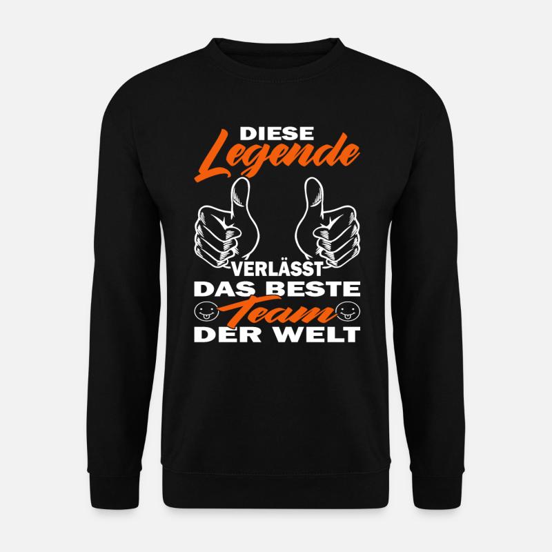 Zum Abschied Kollege - Jobwechsel - Unisex Pullover - Schwarz