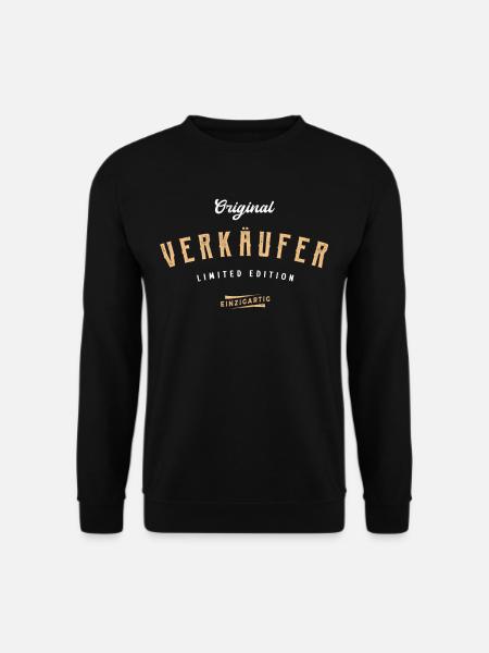Verkäufer Limited Edition Lustiges Verkäuferin - Unisex Pullover - Schwarz