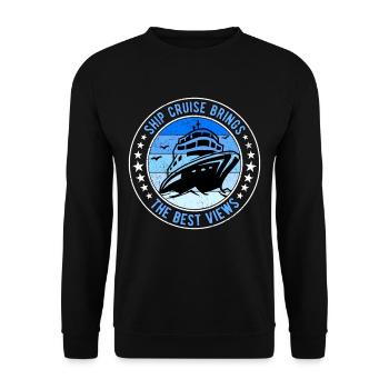 Croisière Crusader Cruiser - Sweat-shirt Unisexe - noir - Devant - Alina (178cm) & Michal (187cm)