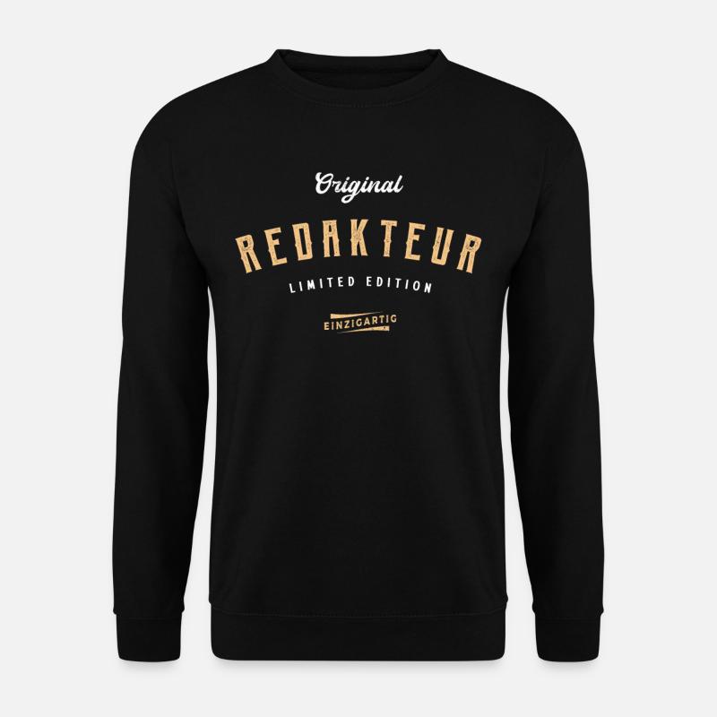 Redakteur Limited Edition - Unisex Pullover - Schwarz